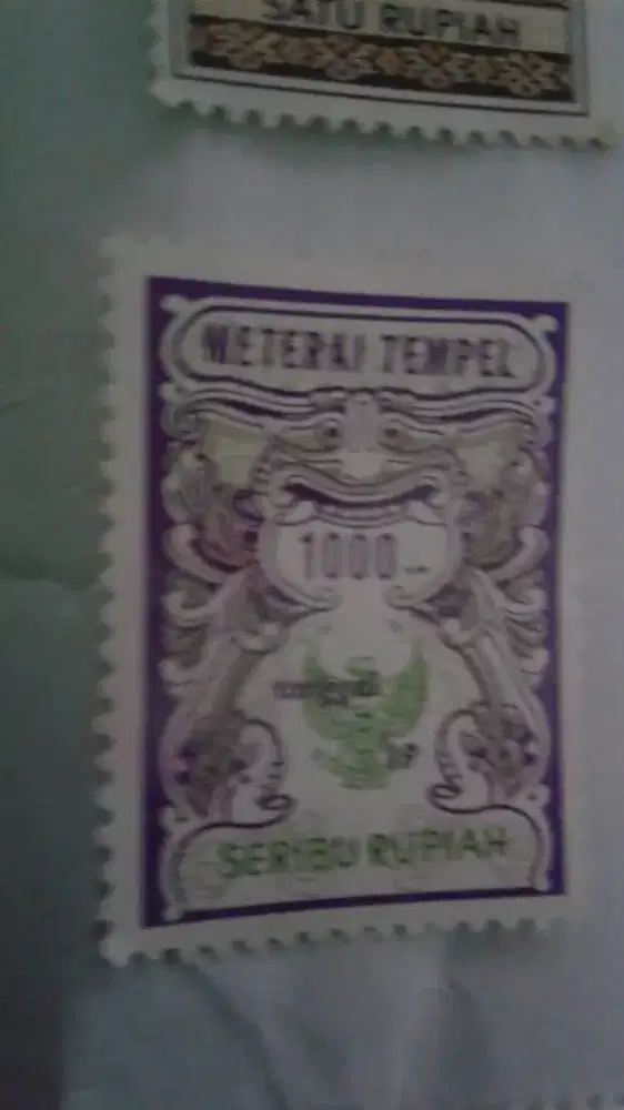 Materai 1000 tahun 1986an-1990an