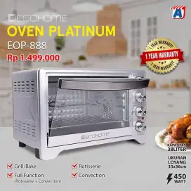 Oven Listrik Platinum Low watt merek Ecohome