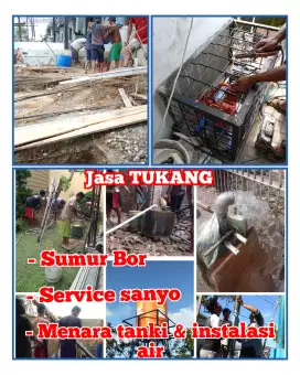 Service mesin pompa dan sumur bor