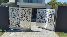 gerbang atau pagar plat besi cnc laser cutting #9