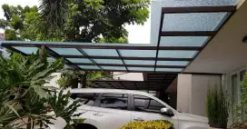 Kanopi kaca mewah dan elegan bergaransi#201#