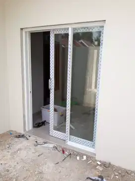 Kusen aluminium pintu aluminium kaca jendela aluminium kaca pintu PVC