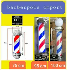 Lampu Barber Barbershop Barberpole . Harga mulai 250 rb. bayar COD OK