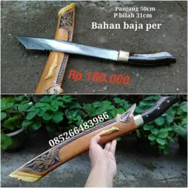 Golok patimura bahan per baja recomended