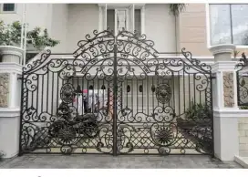 Pagar balkon gerbang tempat klasik murah