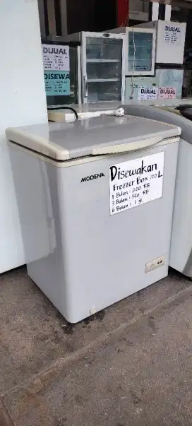 Chest Freezer Box MODENA MD 10 W 100 Liter, SECOND SIAP PAKAI, Bandung
