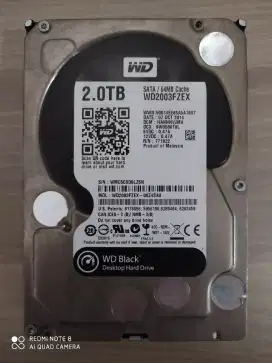 Harddisk WDC WD2003FZEX SATA III 6Gb/s 7200RPM 64MB