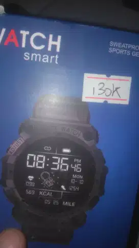 Jam tangan pintar watch smart sweatproof sports gear multifunction