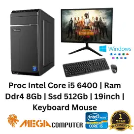 Pc Komputer Rakitan Core i5 6400 | 8Gb | 512Gb