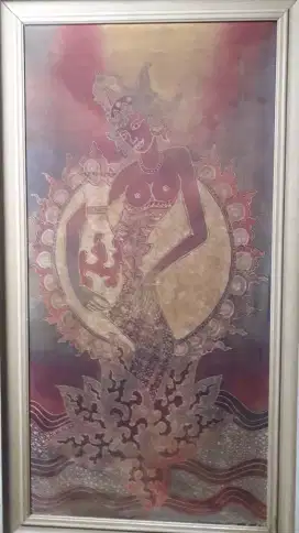 Lukisan batik  asli  Maestro  Kuswadji K