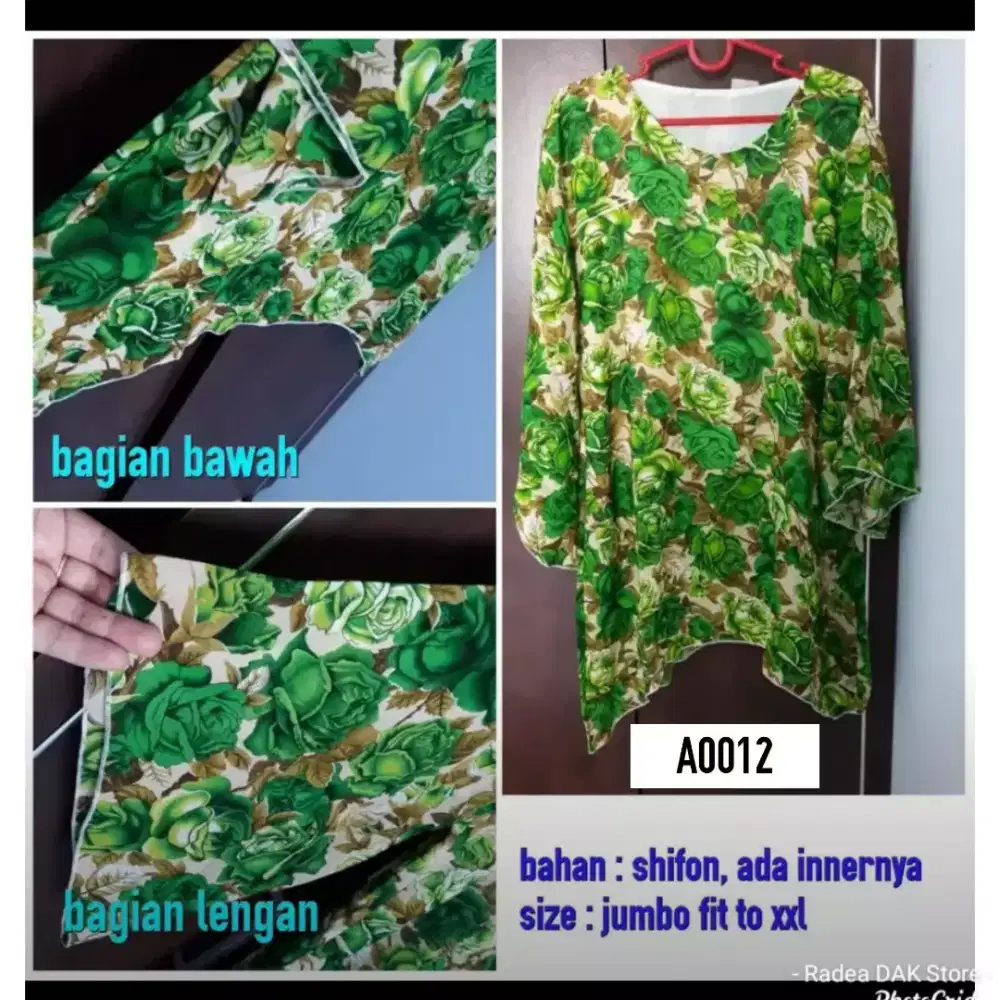 Baju atasan hijau