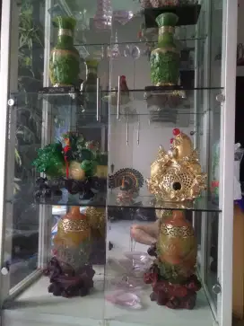 Jual murah guci dan patung dari batu giok asli dari cina