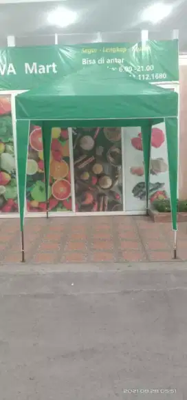 Tenda kafe siap kirim dn byar dtmpat
