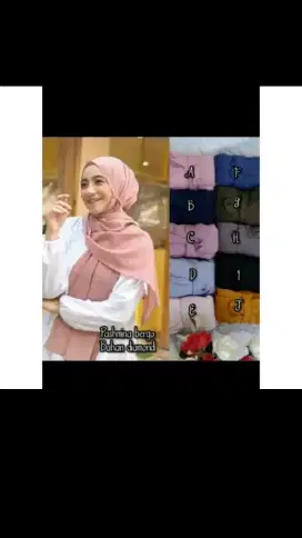 Jilbab pashmina maryam mustard