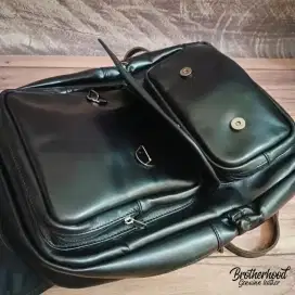 Tas ransel original kulit sapi asli tas laptop BPB15