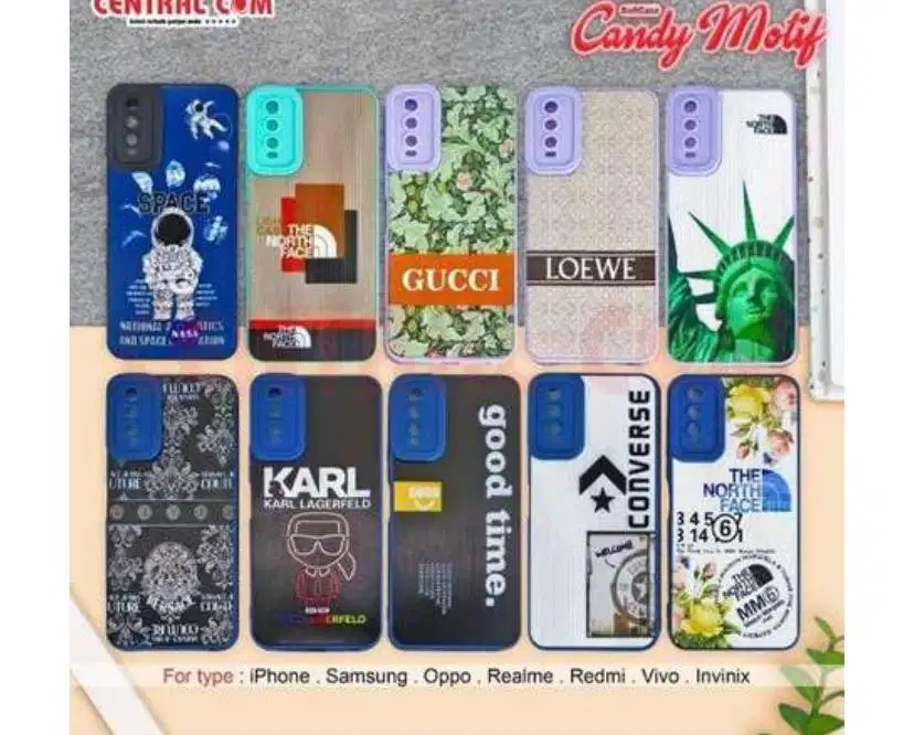 Sofcase candy motif