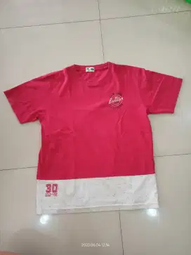 baju kaos anak laki laki usia 11 tahun P&C kids merah