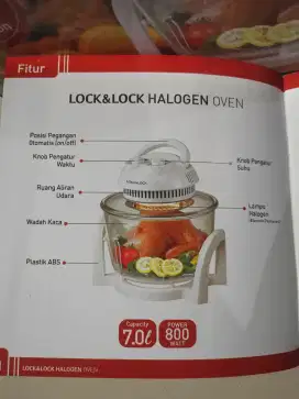 Lock & Lock Halogen Oven Original
