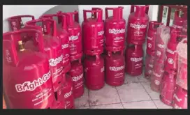 Isi ulang / Refil tabung Gas LPG 5.5kg bright gas