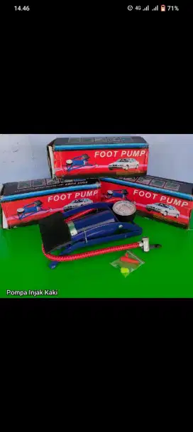 Pompa injak sepeda motor & mobil