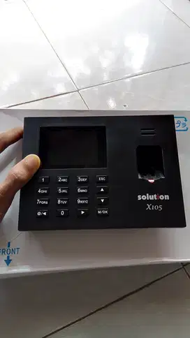 MESIN ABSENSI SOLUTION X105ID LENGKAP PASANG