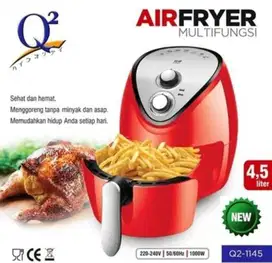 AIRFRYER DEEP FRYER TANPA MINYAK PENGGORENGAN OVEN SEHAT MULTIFUNGSI Q