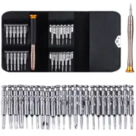 Obeng Torx 25 in 1 satu set alat servis jam tangan hp perkakas kamera