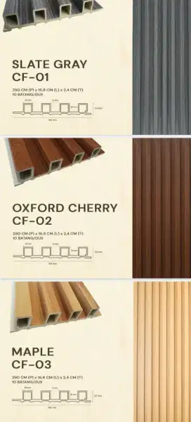 WPC wall panel dinding