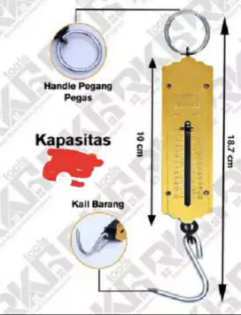 Timbangan pegas manual