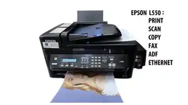 Printer Epson L550 Print Scan  Copy Fax ADF