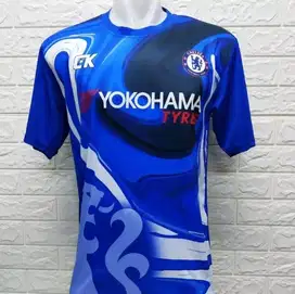 Jersey kaos baju futsal Chelsea.1 printing