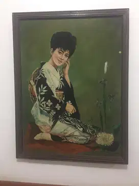 Lukisan ibu ratna sari dewi  lawas