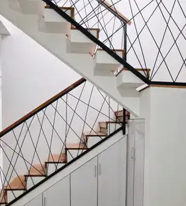 railing besi kawat minimalis cantik railing industrialis