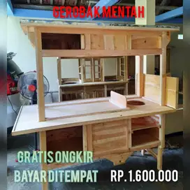 Gerobak Roda Angkringan Free Ongkir Bandung