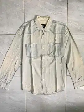 Kemeja Denim Merek Endorse