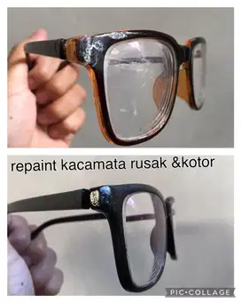 kacamata engsel patah