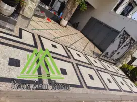 Jasa pemasangan carport garasi mobil dengan design batu sikat