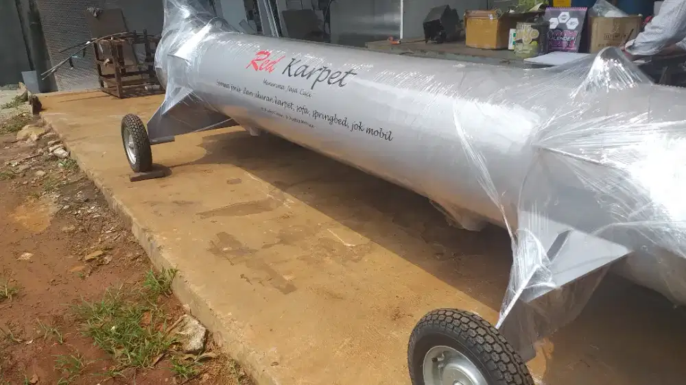 Mesin peras karpet atau spinner karpet
