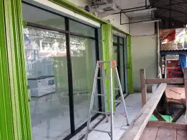 Kusen alumunium kaca jendela boven perumahan residence ruko shelter