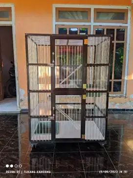 Kandang kucing alumunium