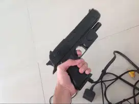 aksesoris PS2 Dance Pad dan Gun Controller/Tembak/Pistol