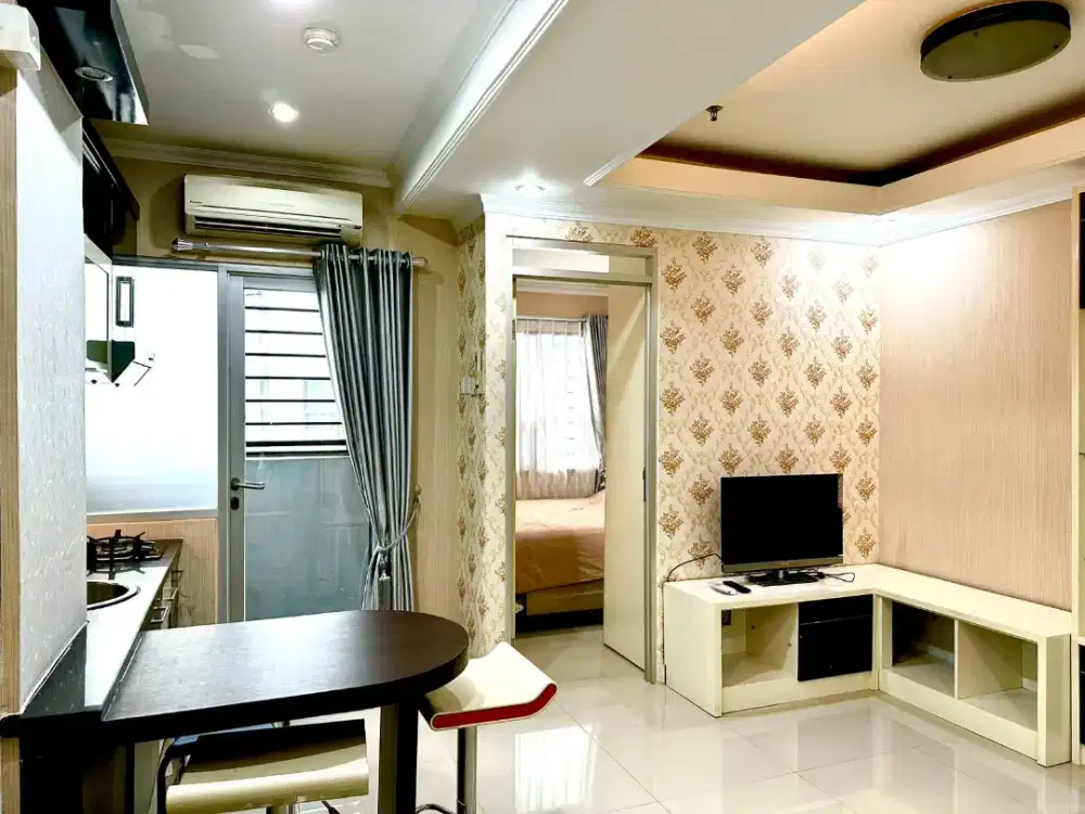 Disewakan 1BR Lantai Rendah Apartemen Menara Kb.Jeruk