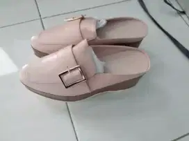 Sepatu sandal  flat shoes wanita pink