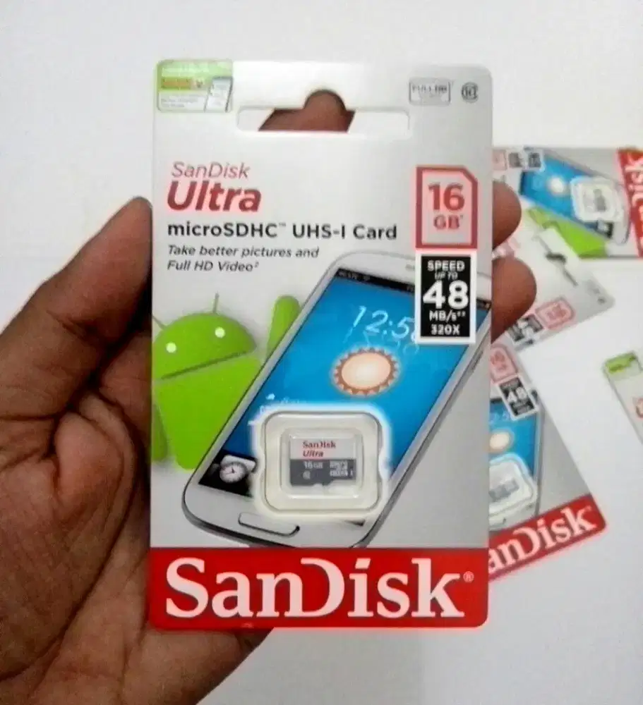 Memori micro sd sandisk 16 gb original