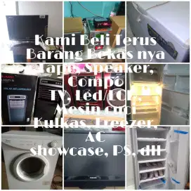 Kami beli Perlengkapan usaha Loundry, warung, kantor, dll