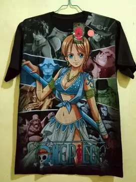 Tshirt kaos baju anime namy one piece