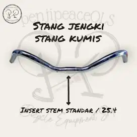 Stang kumis stang sepeda handlebar setang stir sepeda