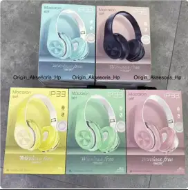 Headphone Wireless Bluetooth Bando inpods Macaron P33