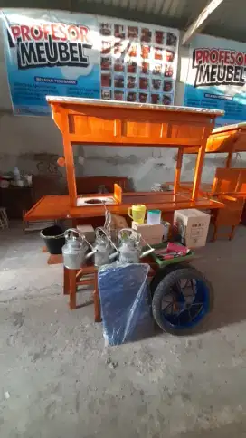 Gerobak angkringan khas jogja paket lengkap bayar ditempat