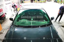 Kaca film Hijau Bening 20% 40% Light Green